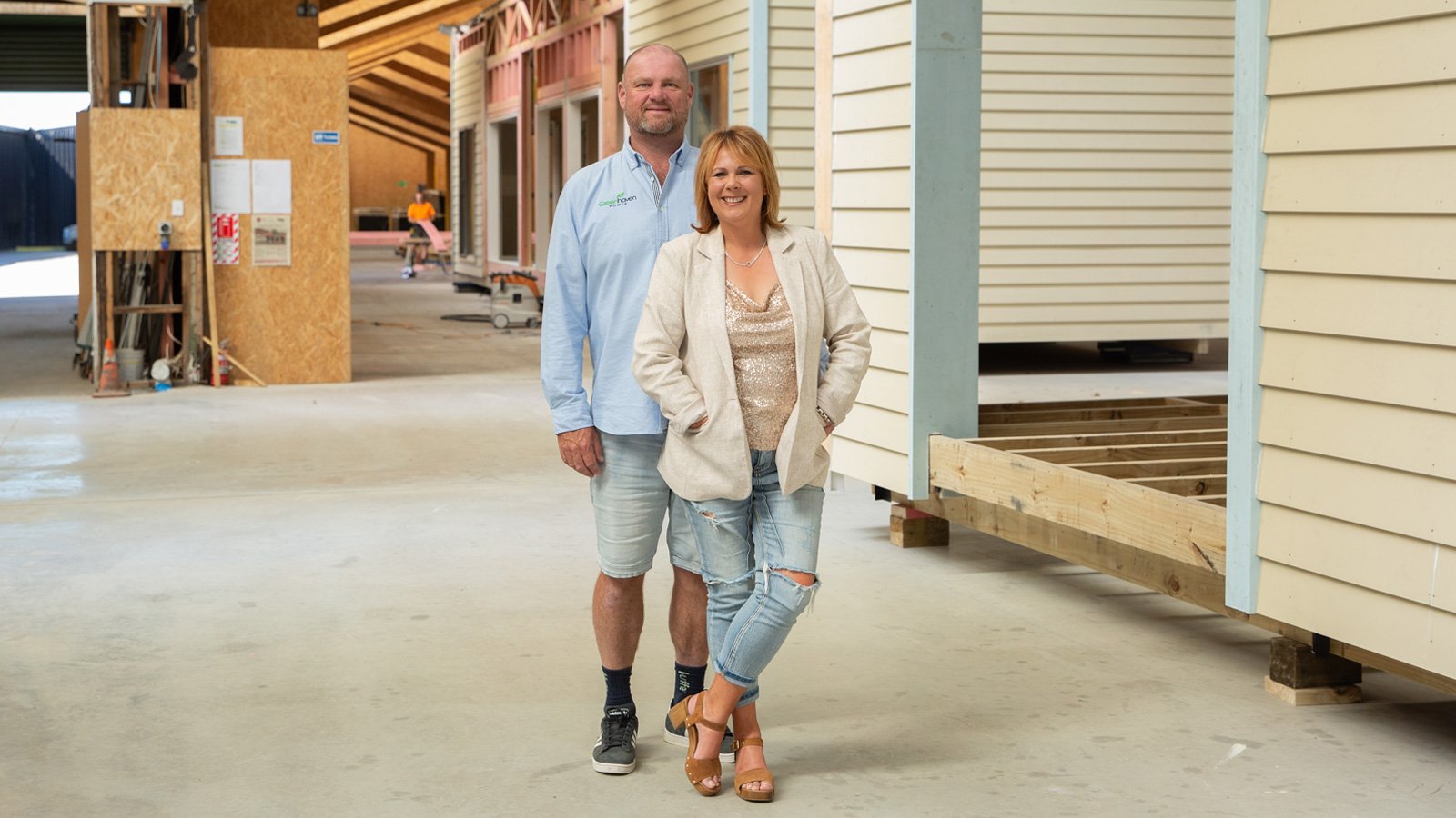 Todd and Natalie Strode-Penny, owners of Greenhaven Homes